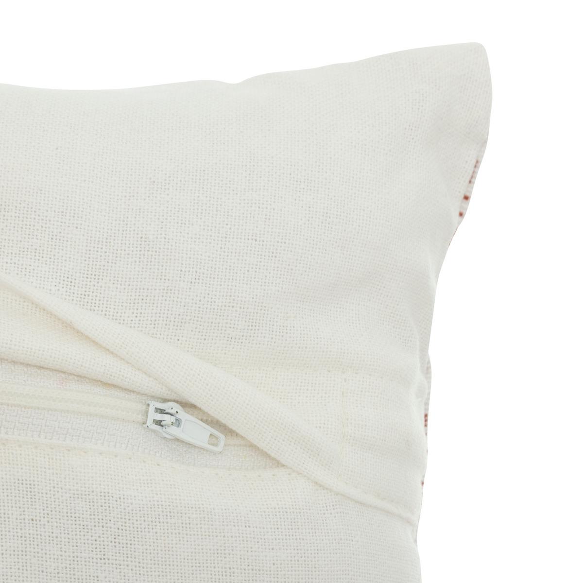 COUSSIN COTON JACQUARD MICAH TERRACOTTA 38X38CM