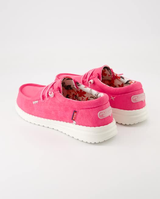 Fusion Emma Washed Slipper in Pink