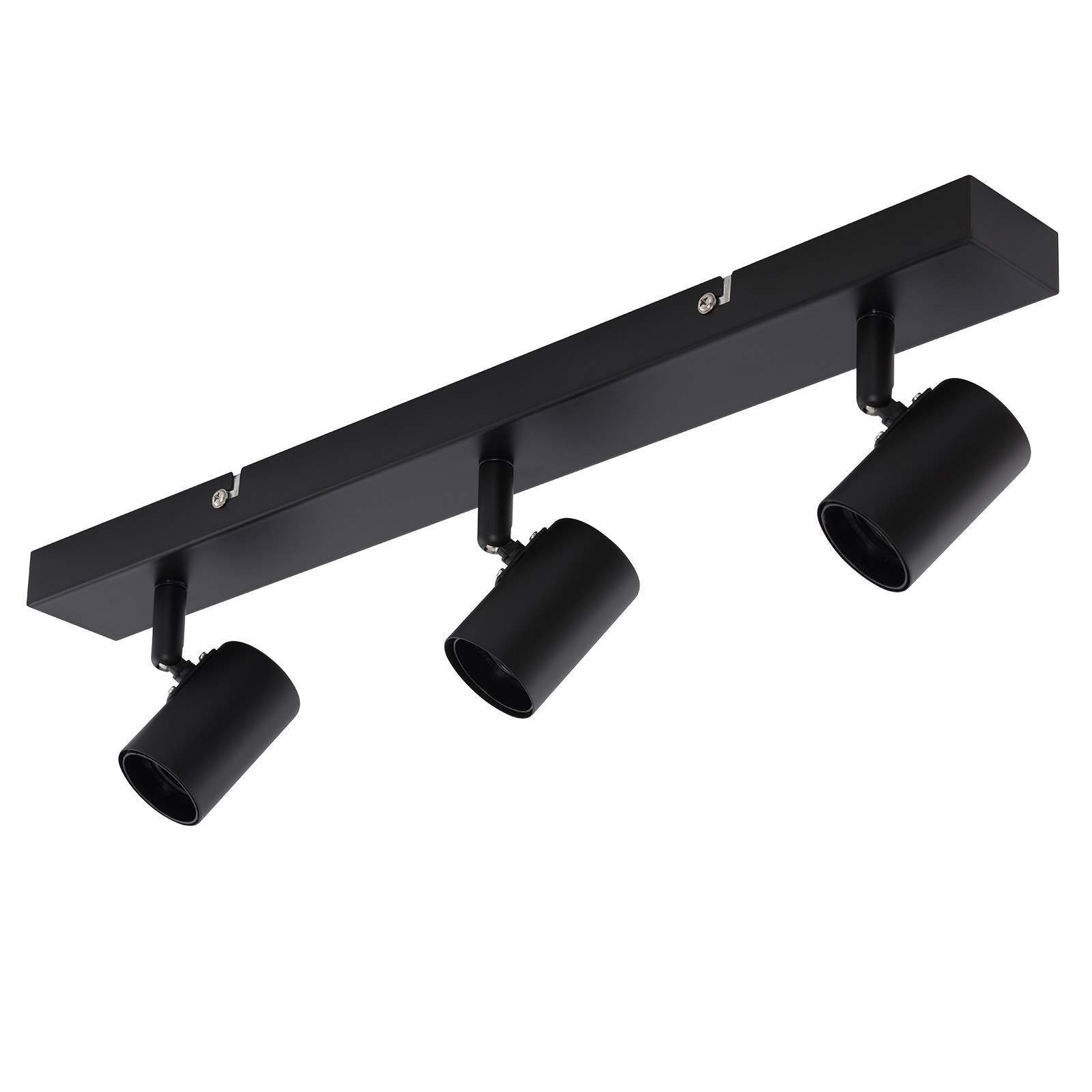 LAMPURA Spotbalken - schwarz - Metall - 3-flammig