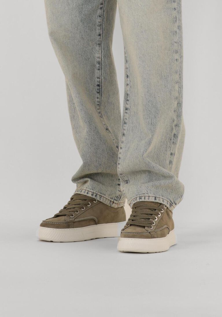 groene nubikk lage sneakers caldera tora
