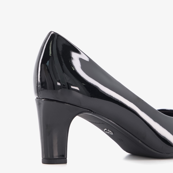 Tamaris dames lak pumps zwart
