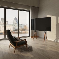 Support pour téléviseur, 124,46 - 177,80 cm, noir
