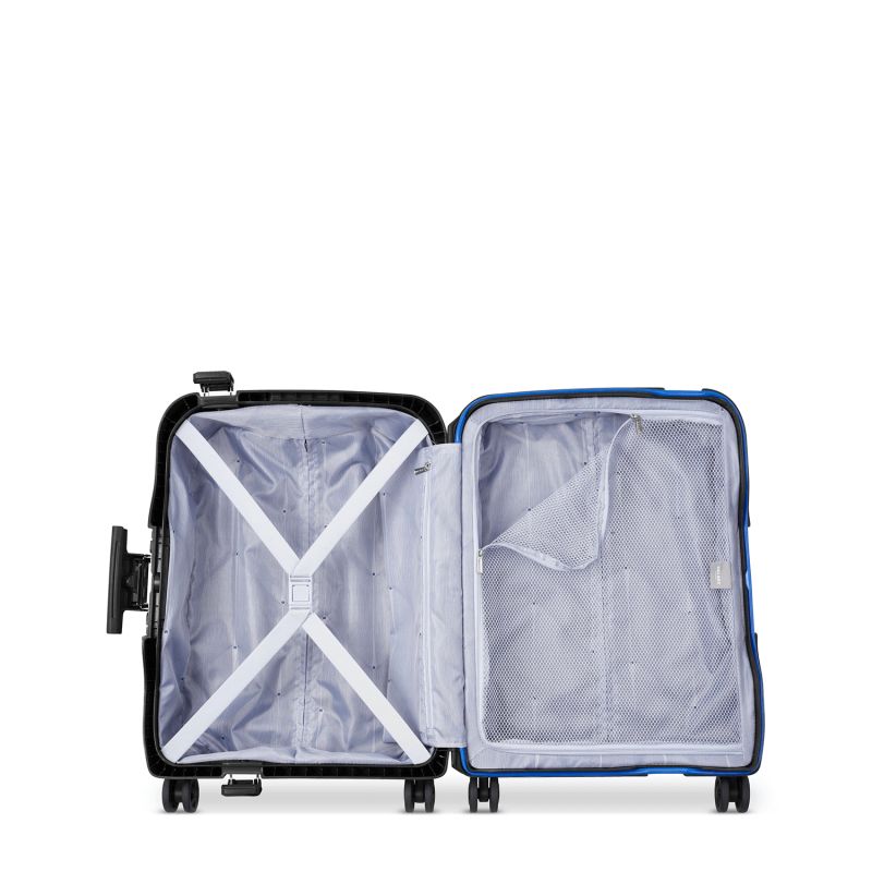 Valise cabine rigide slim Moncey 55 cm Noir