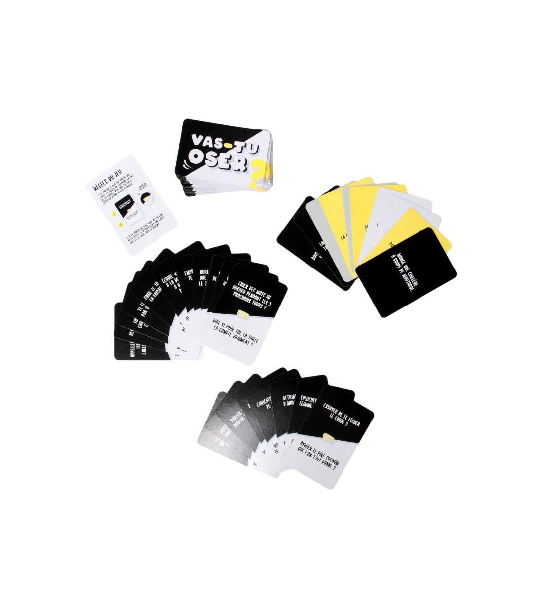 Paris Prix - Jeu De 60 Cartes vas-tu Oser 8cm Multicolore