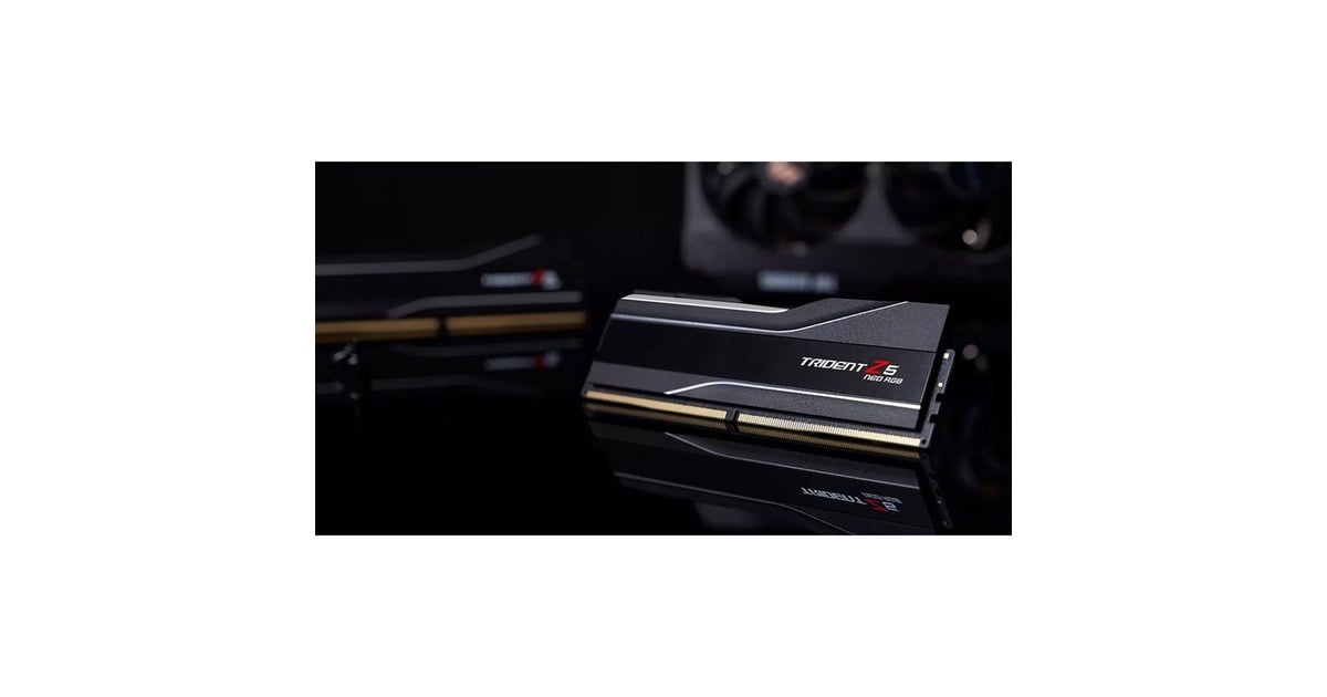 G.Skill64 GB DDR5-6000 (2x 32 GB) Kit werkgeheugen  (Zwart, F5-6000J3040G32GX2-T, Trident Z5 NEO RGB, EXPO)