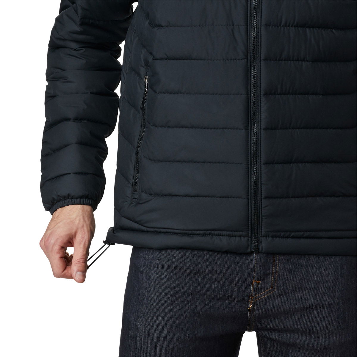 Columbia Powder Lite Hooded Vinterjakke Herre