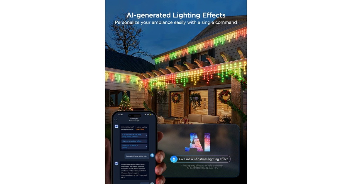 GoveeIcicle Ligths verlichting  (10 meter, 2,4GHz wifi, Bluetooth)