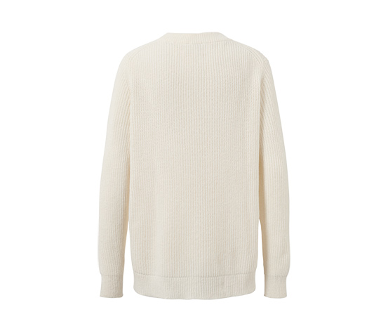 Strickpullover mit Herz-Jacquard