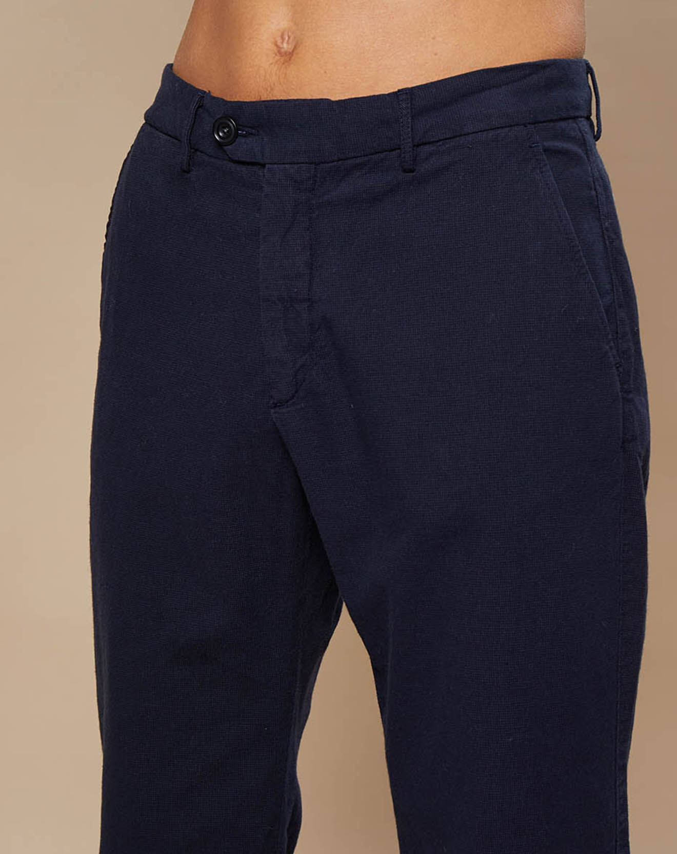 Hartford Pantalon chino Tobby bleu marine