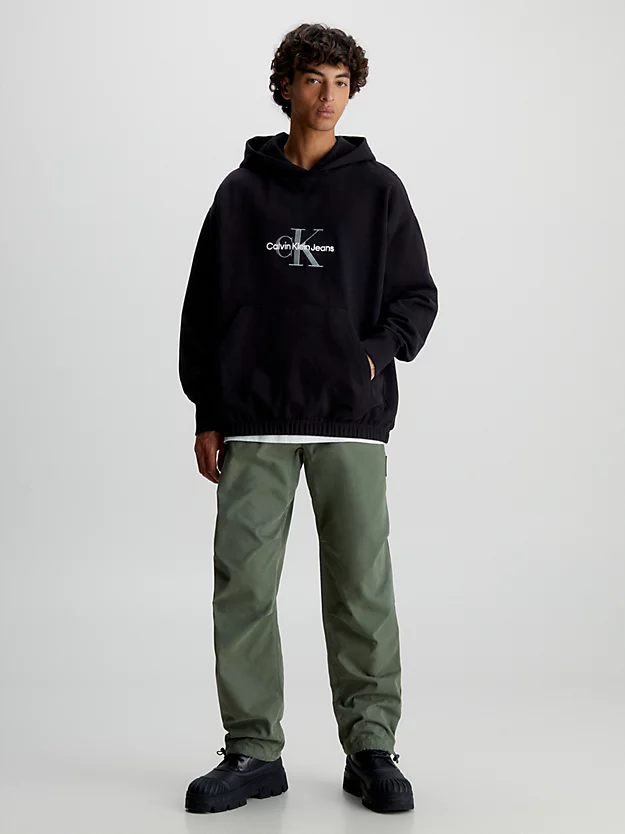 Moletom oversized com monograma
