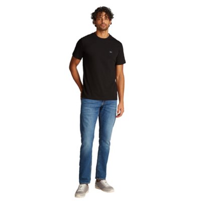 Tee-shirt à manches courtes homme Woven Label Regular CALVIN KLEIN