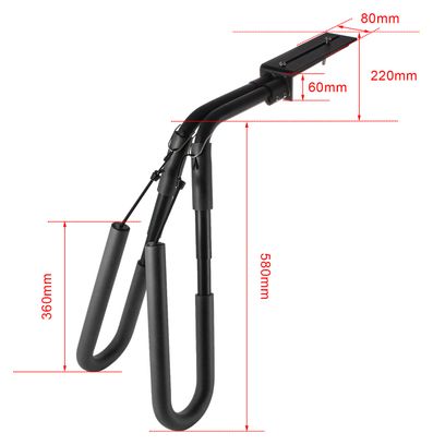 Porte planche pour porte-bagage vélo