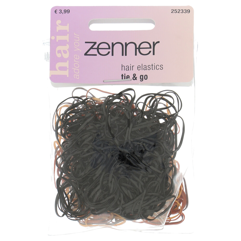 Zenner Elastieken Rubber in EtuiZwart en Bruin500 stuks