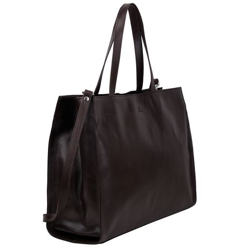Adax Bea Håndtaske, Dark Brown