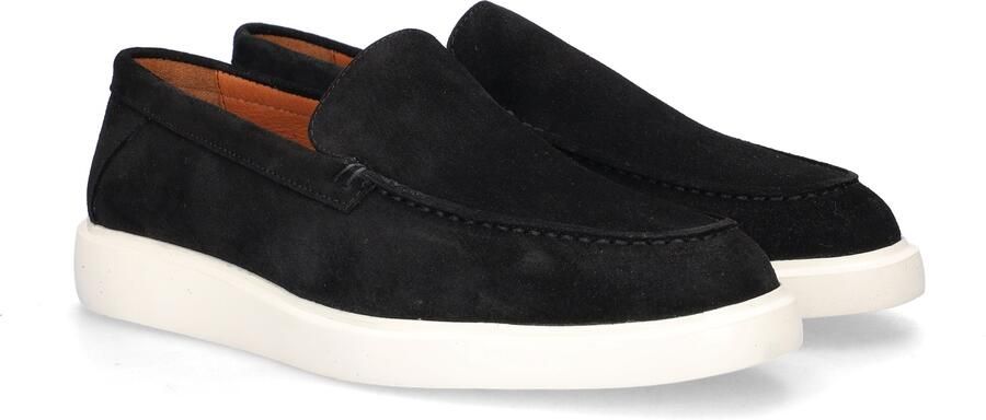 Nelson suède loafers zwart