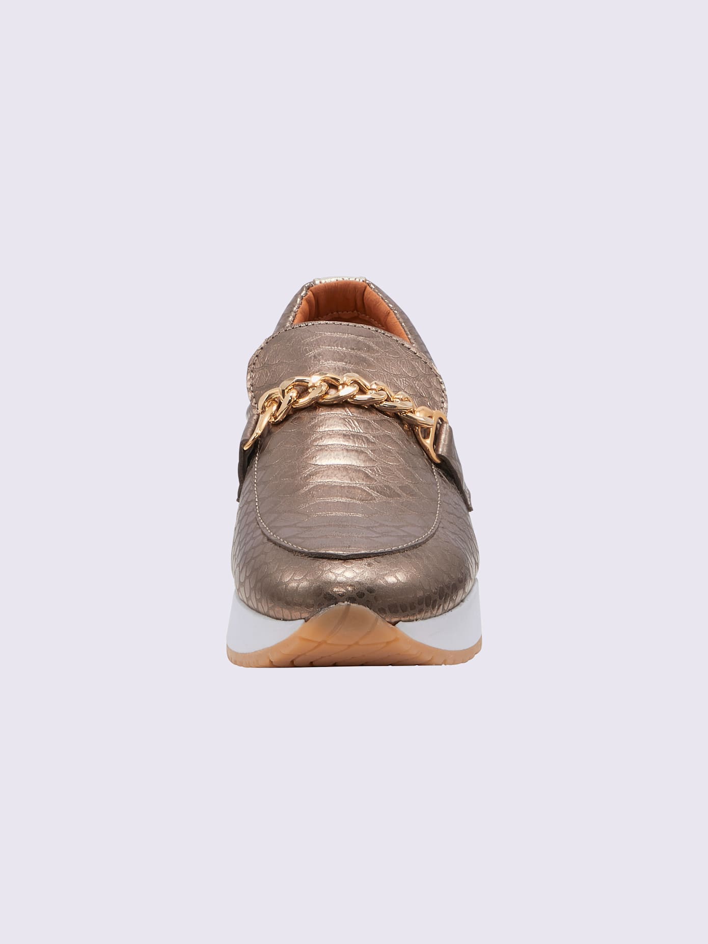 Trotteurs cuir de chèvre gaufré