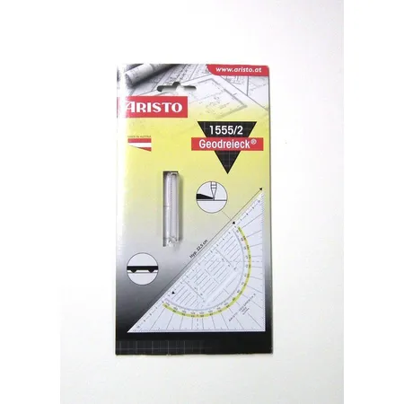 Aristo Geo-Dreick 22,5cm, mit Griff, glasklar