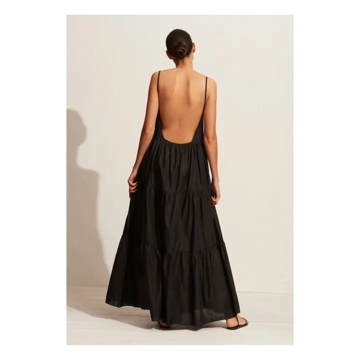 Matteau Robe Tiered Low Back | Noir