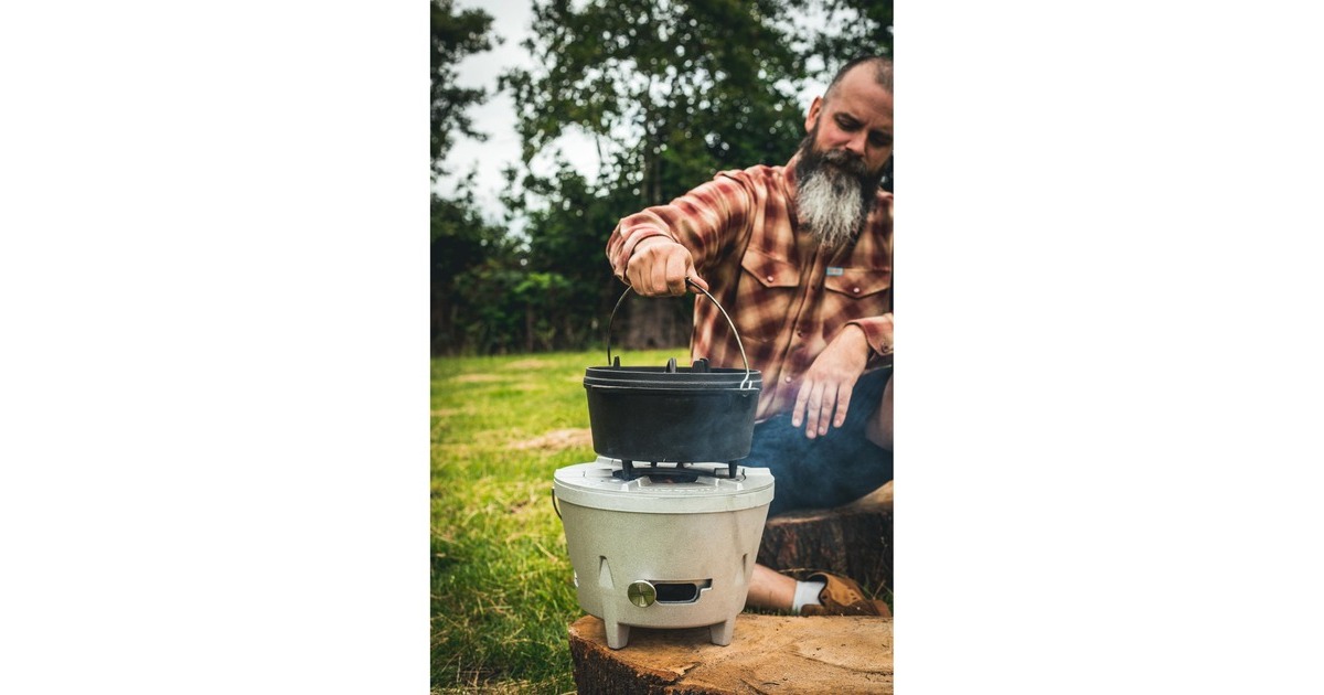 The WindmillDutch Oven 4,5 qt kookpan  (Zwart, Ø 25.5 cm | 3.8 liter)
