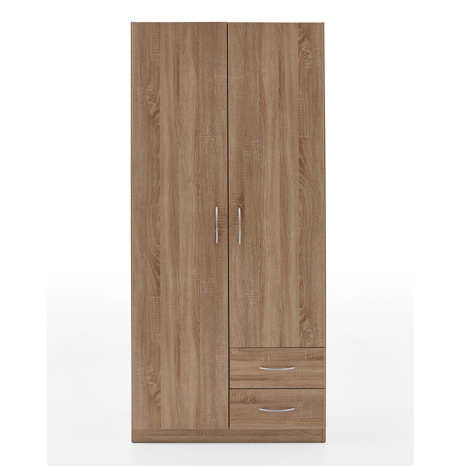 Drehtürenschrank - Sonoma Eiche - 91 cm breit