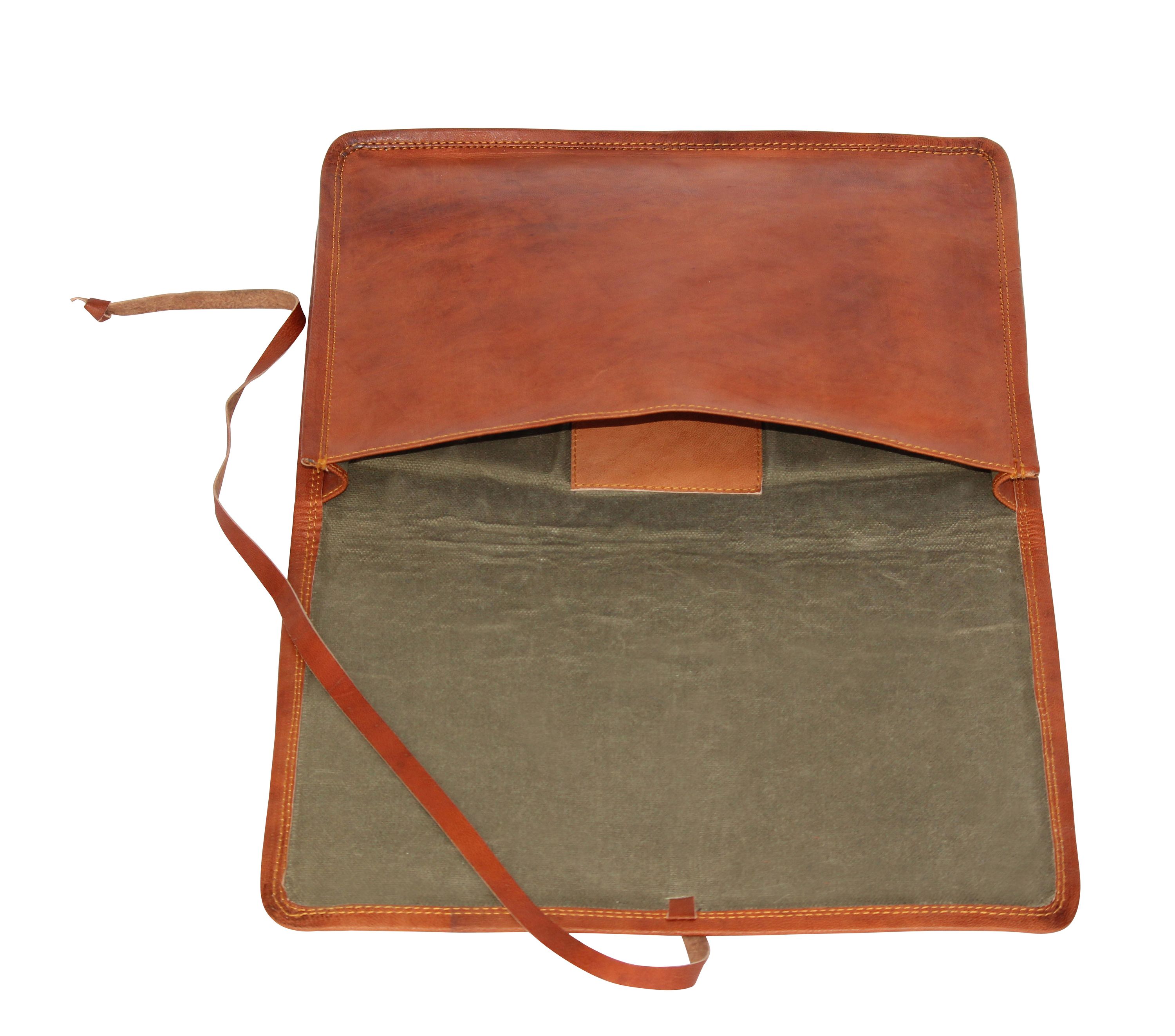 Leder Laptoptasche 13