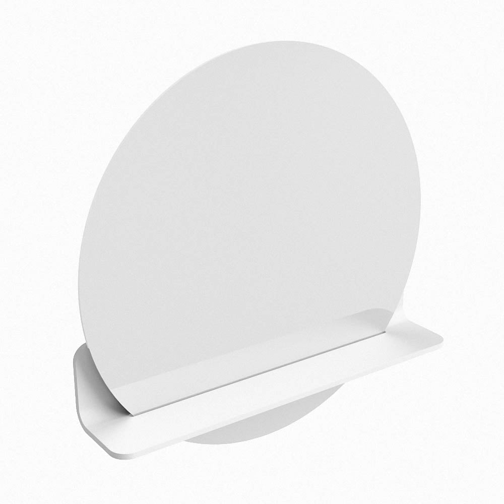 Mondiaz Spot spiegel rond Ø60cm met planchet talc