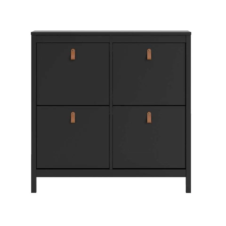 Schoenenkast Madeira - zwart - 103x102x25 cm