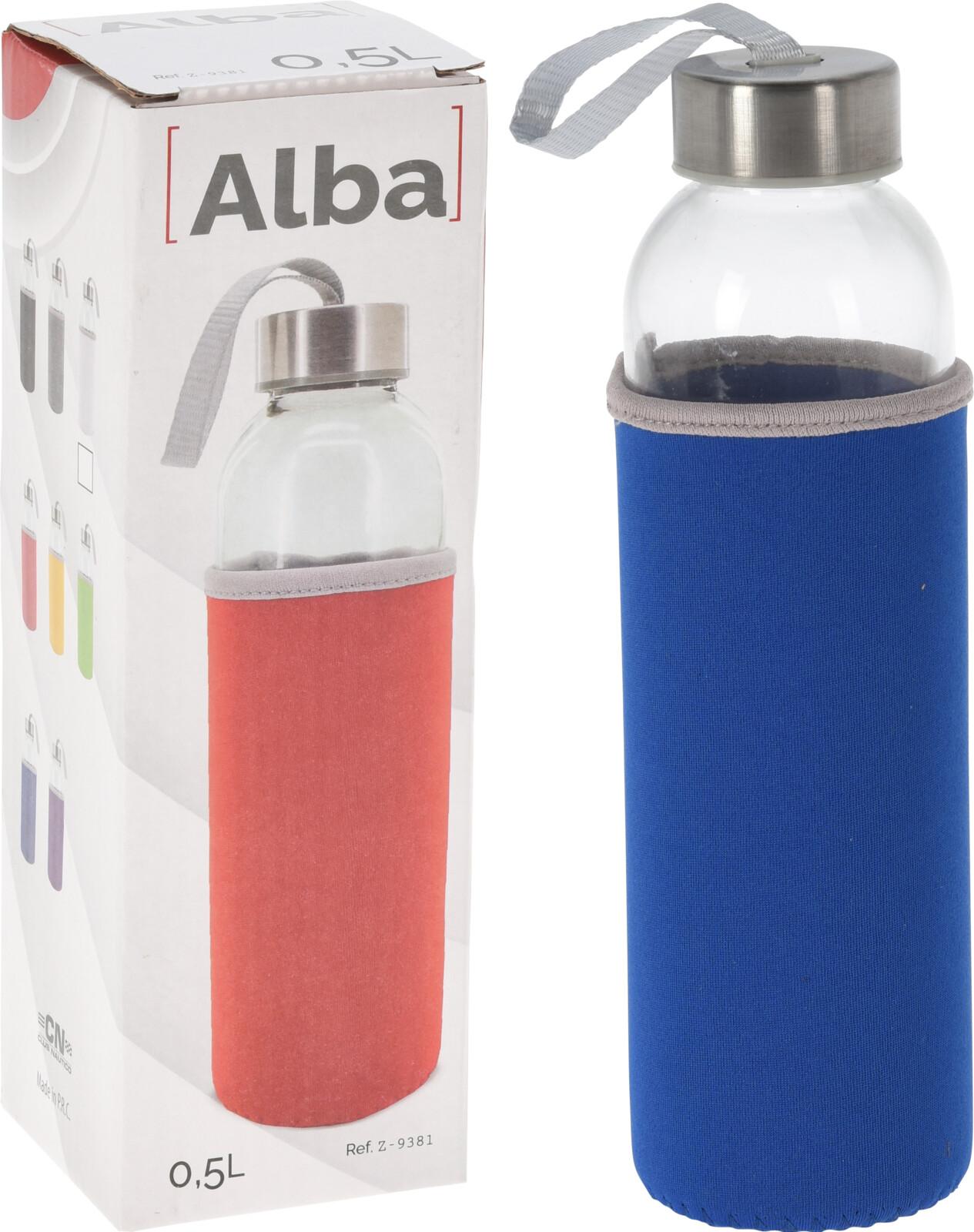 BOUTEILLE VERRE ET SILICONE 50CL