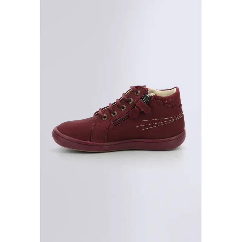 KICKPINNS BORDEAUX (28-36) BOTTINES Cuir  Fille