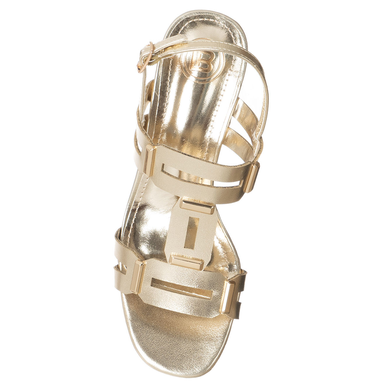 Laura Biagiotti Sandales Tosu dorées - Talon 6 cm