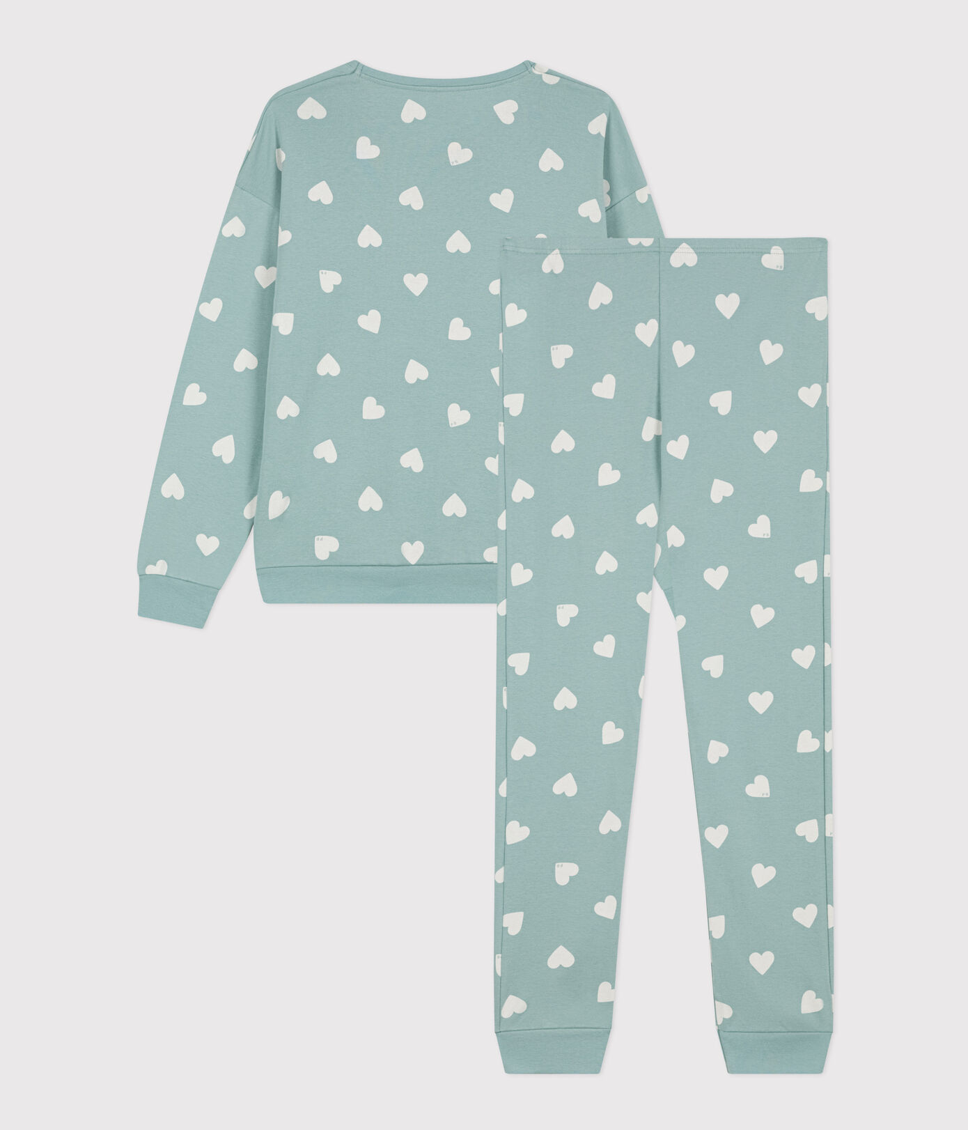 Pyjama cœur femme en coton