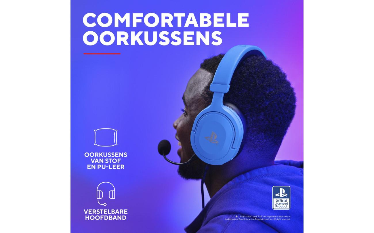 PS5 Trust GXT498B Forta Headset Blauw