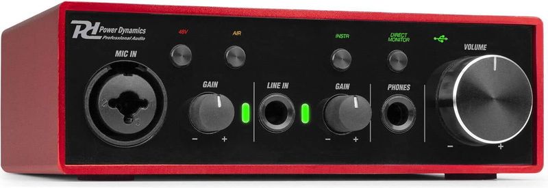 Power Dynamics PDX11 USB audio interface solo