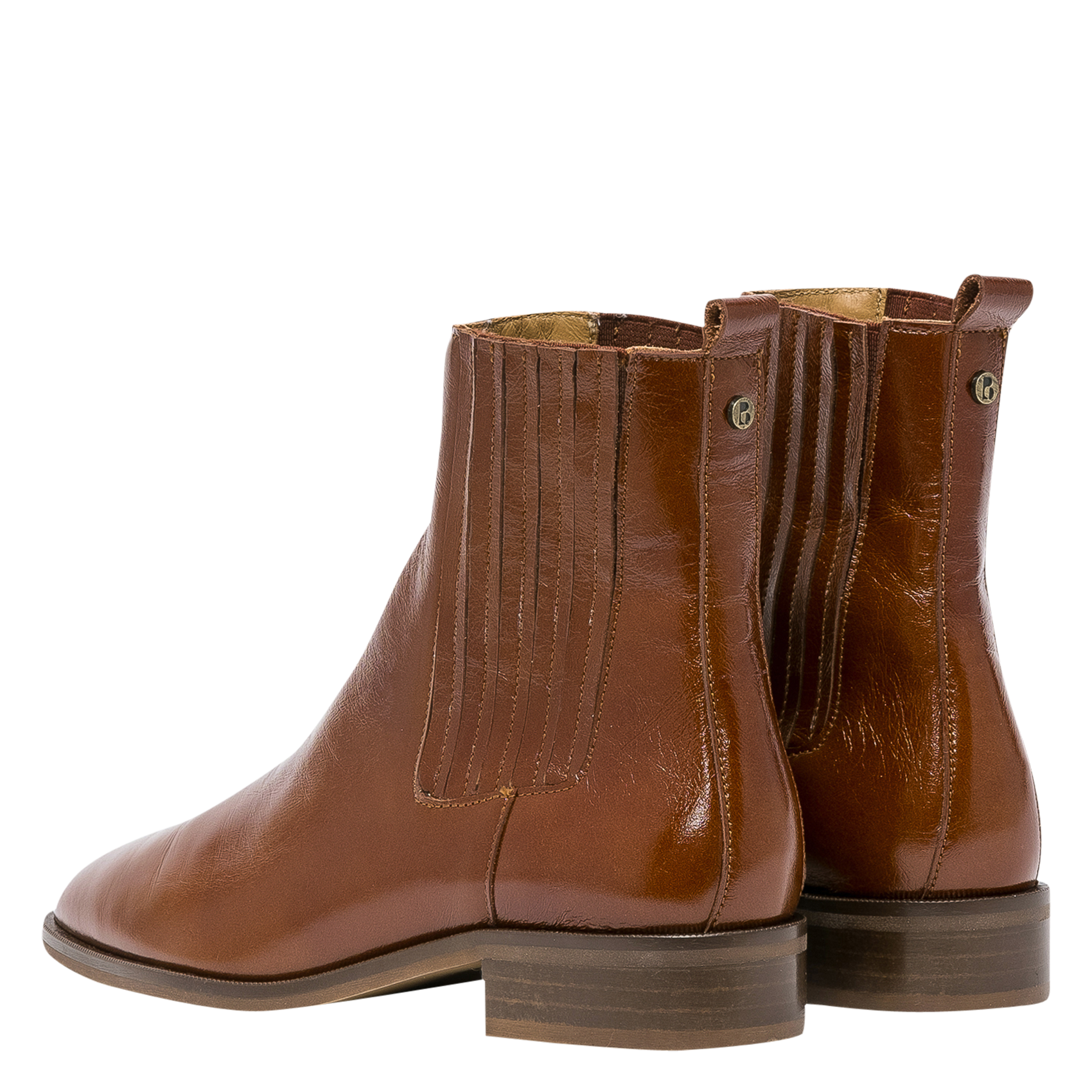 STACY - Boots en cuir | Marron