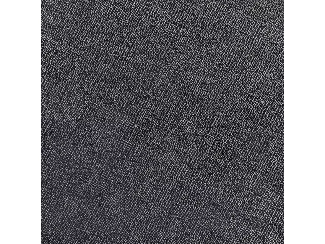 Rideau à œillets en ramie et coton gris foncé 130 x 250 cm - NIKI 3465