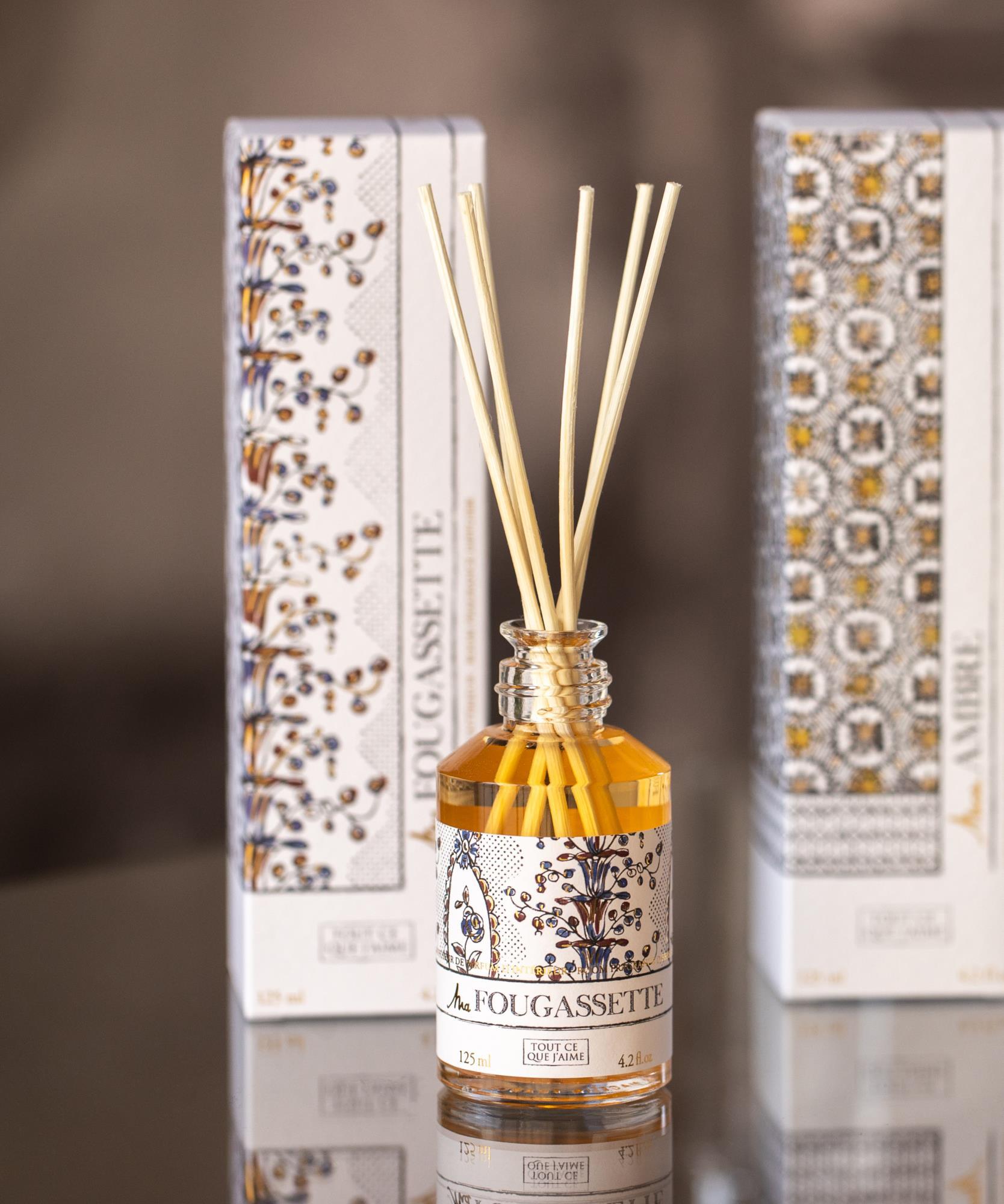 Ma Fougassette  Diffuseur + 6 bâtonnets - flacon 125 ml
