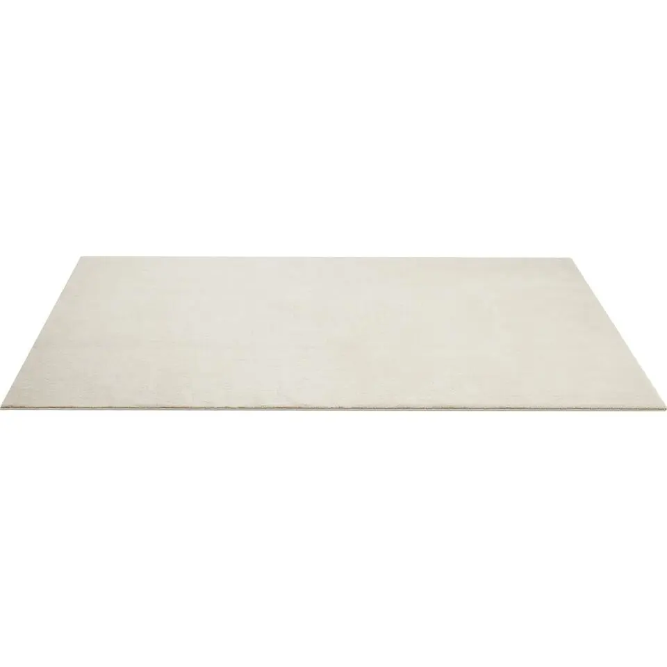 tectake® Kortpolig vloerkleed Soft Zone 160 x 230 cm - Crème