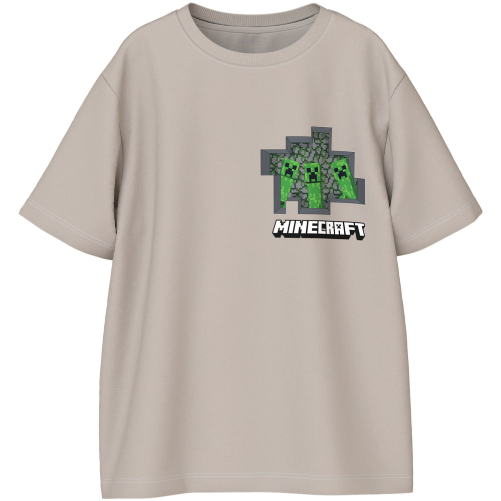 Køb Name It Chateau Gray Nkmasant Minecraft Ss Nreg Top Bfu
