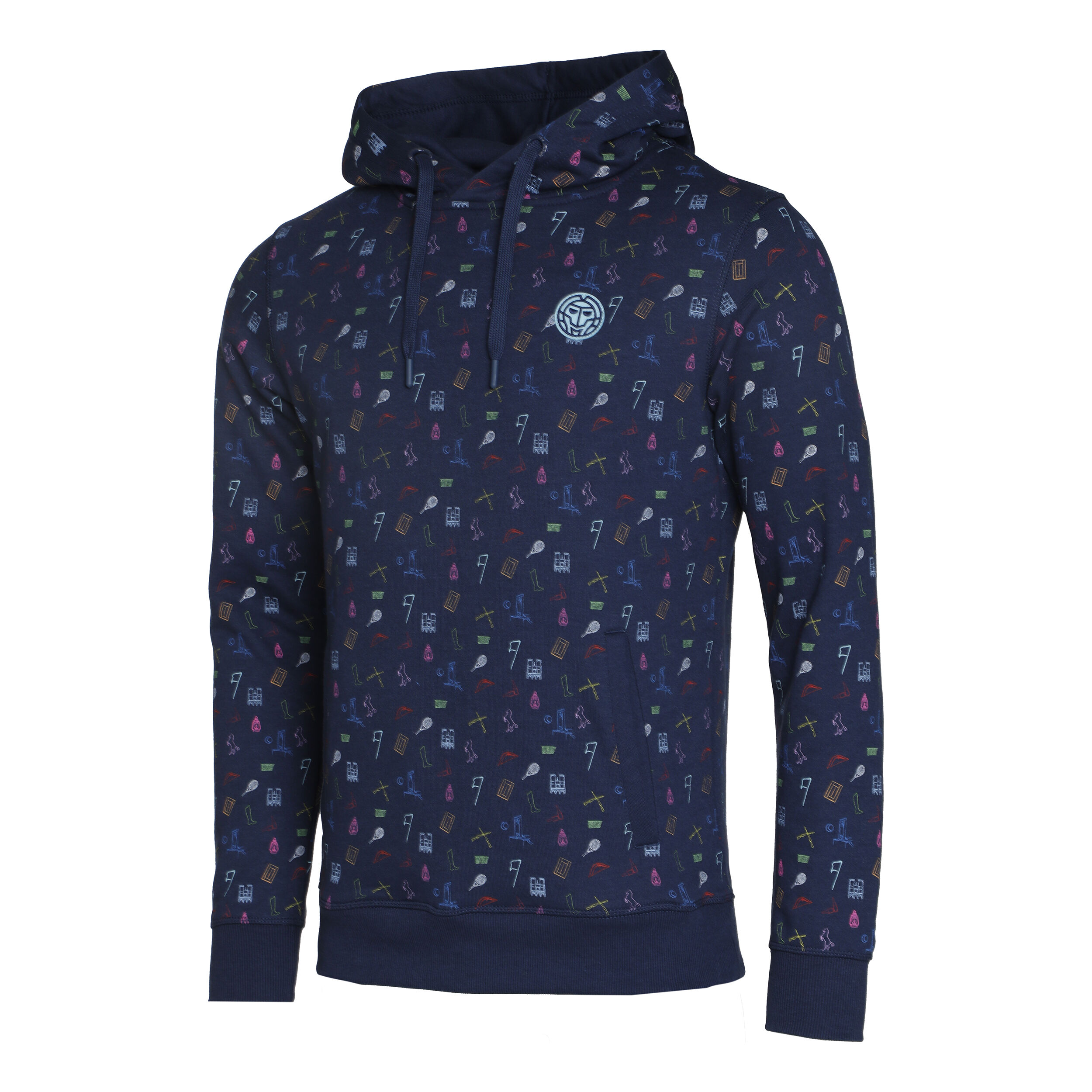 BIDI BADU Napo Lifestyle Sweat À Capuche Hommes - Bleu Foncé , Multicouleur
