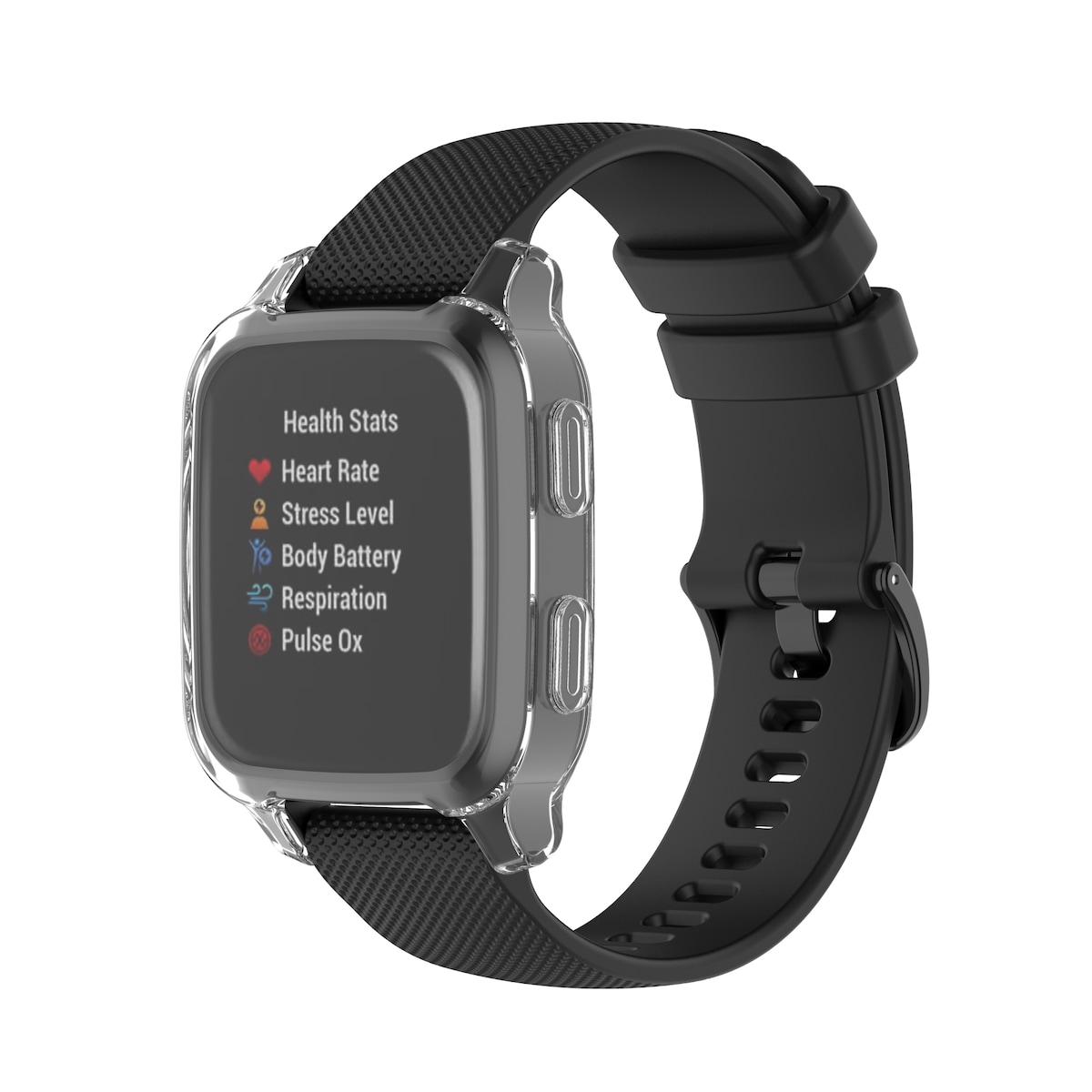 TPU beskyttelsesdeksel for Garmin Venu Sq 2/ Venu Sq/Venu Sq Music Gjennomsiktig