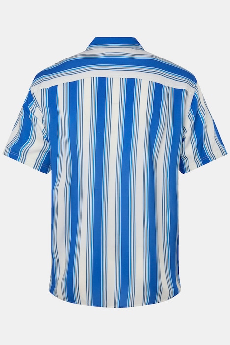 Men+ Hemd, Halbarm, Bauchfit, Streifen, Kentkragen, Comfort Fit, bis 8 XL