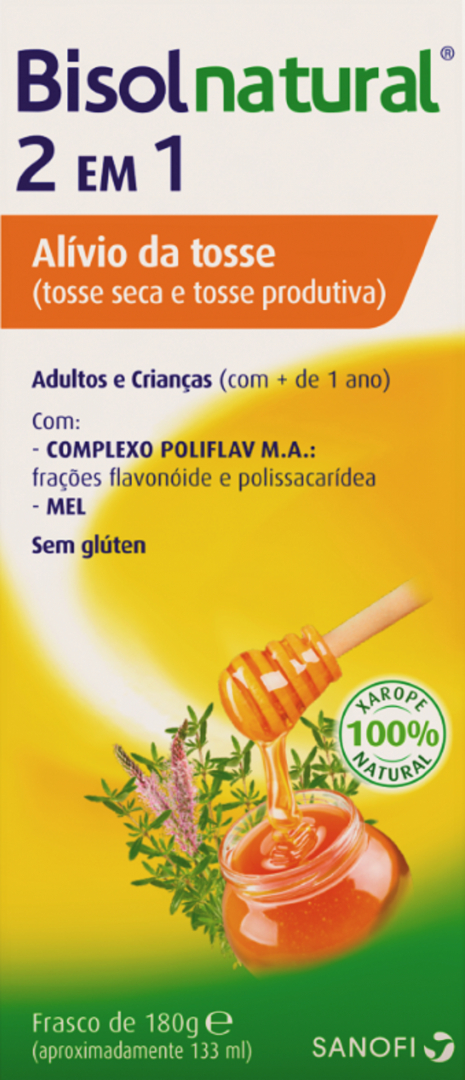 Bisolnatural Xarope 2 em1 133ml