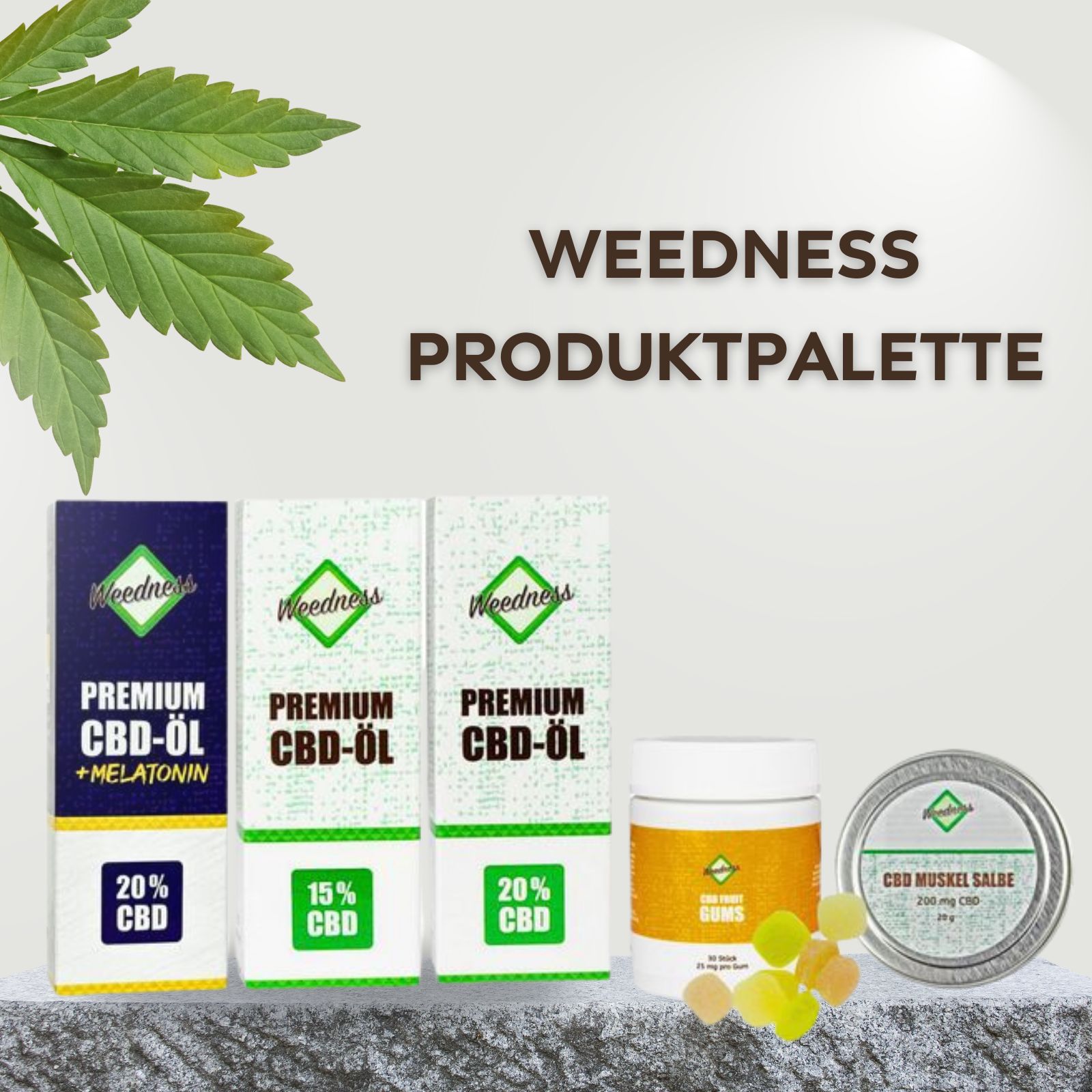 Weedness - CBD Öl 20 % Vollspektrum