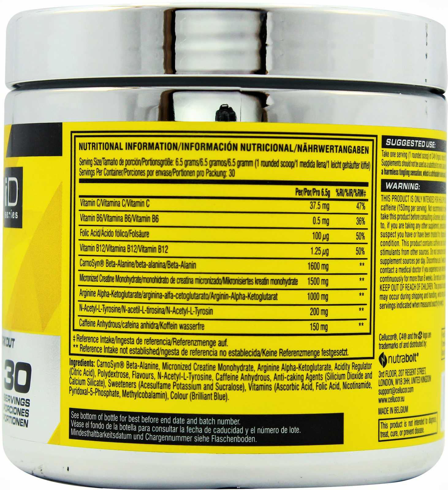 Cellucor C4 Original 30 porções