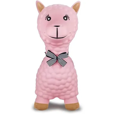 Jamara Hüpftier Lama rosa mit Pumpe