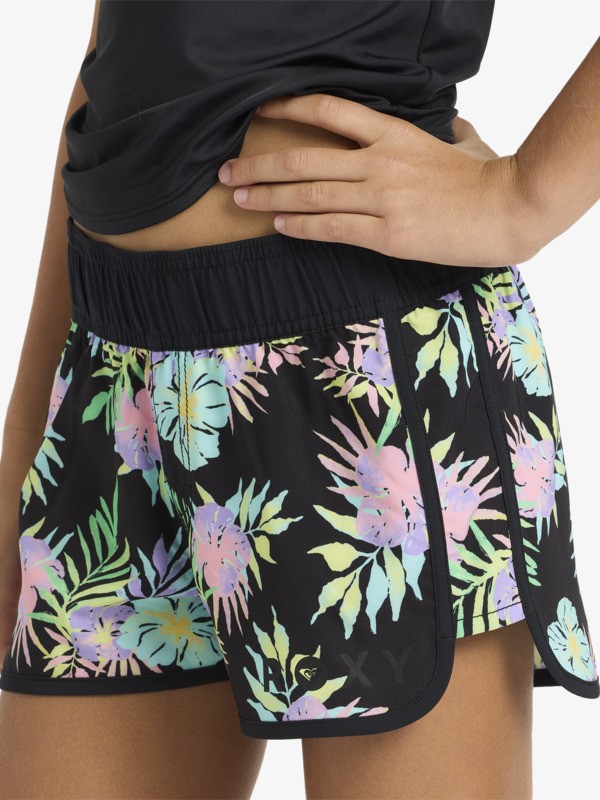 Good Waves Only Boardshort Noir Filles 6-16 ans