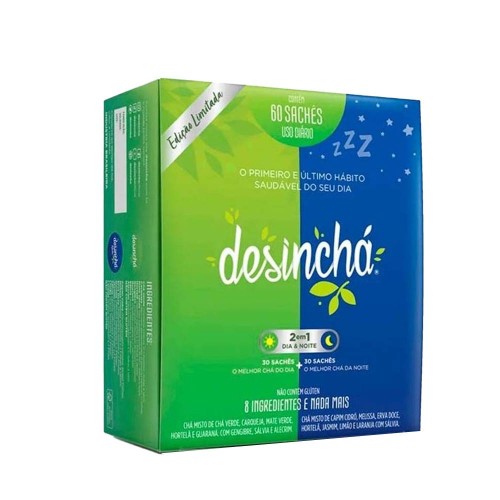 Desinchá Infusões de Dia e Noite 60 saquetas