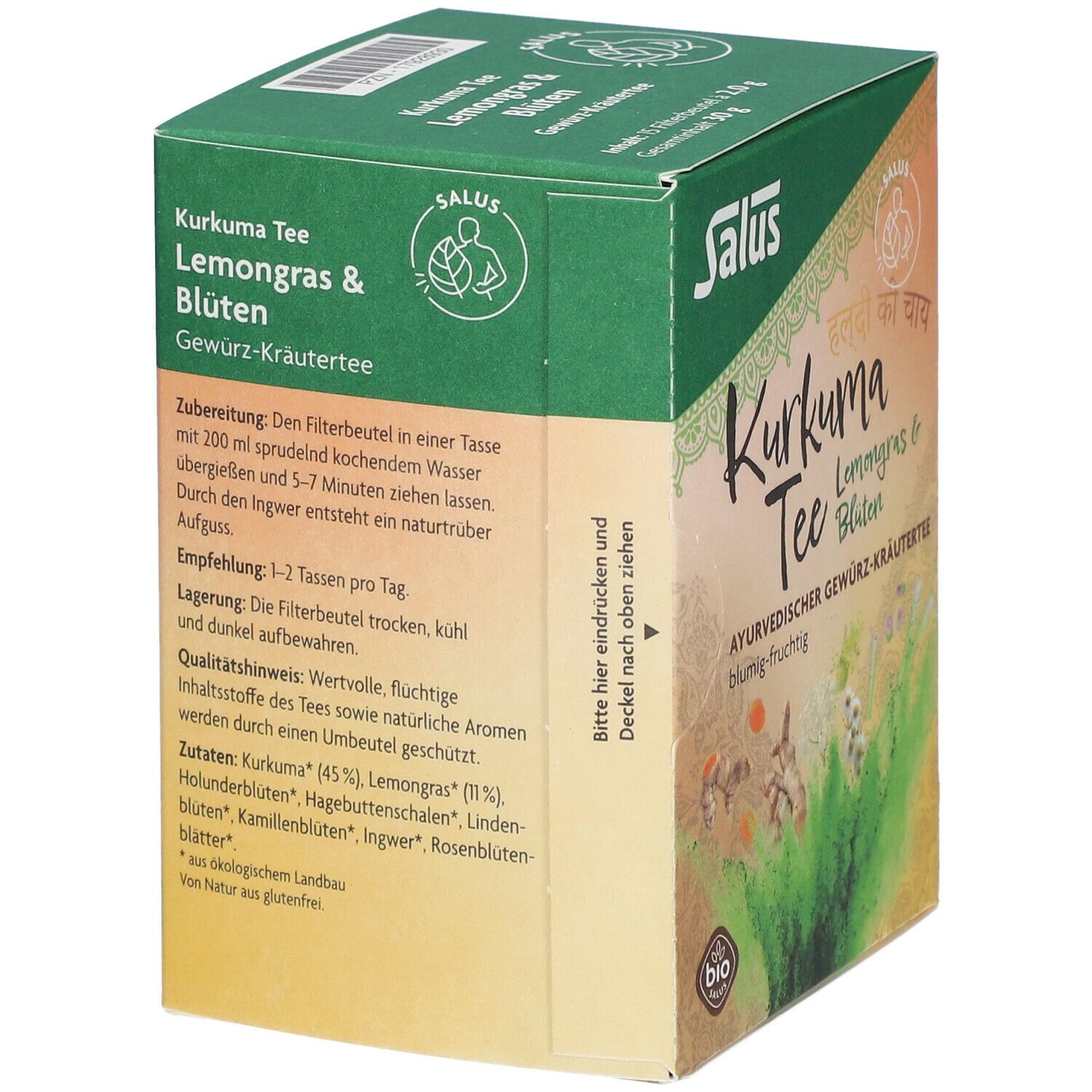 Salus® Kurkuma Tee Lemongras & Blüten