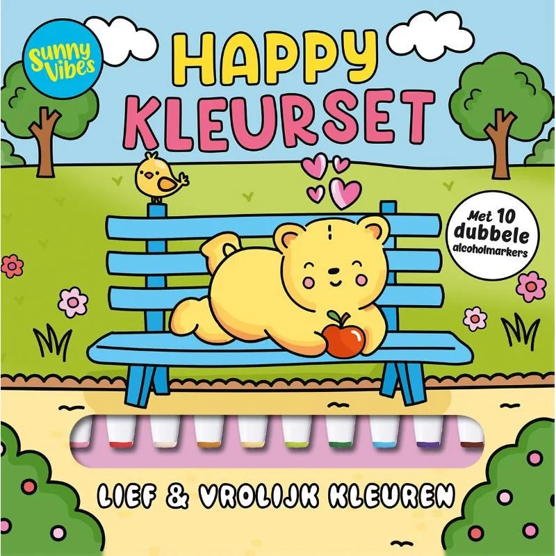 Sunny vibes - Happy kleurset