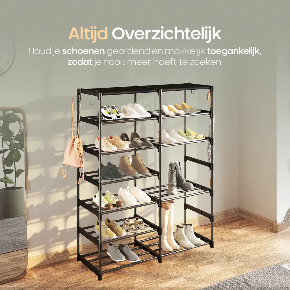 O'DADDY Schoenenrek 7 laags dubbele rij